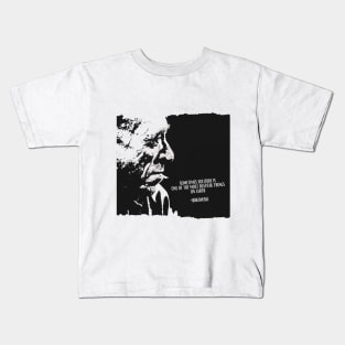 Charles BUKOWSKI - solitude quote Painting Kids T-Shirt